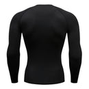 Camiseta Masculina de Compressão Manga Longa – Esportiva, Respirável e Ideal para Corrida, Treinos e Academia